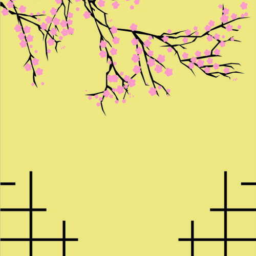 Sakura s reshetkoi